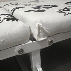 折りたたみベッド コンパクト 四つ折り 簡易ベッド シングル ベッド マットレス付き 幅65CMの画像