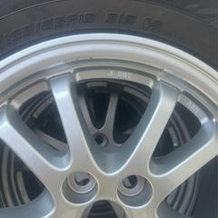 195/65R15,2019年, ダンロップ,4本,アルミホイルセットの画像