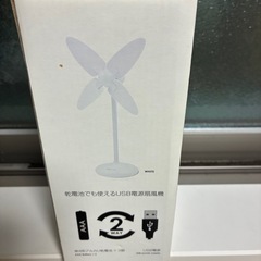 充電式小型扇風機の画像