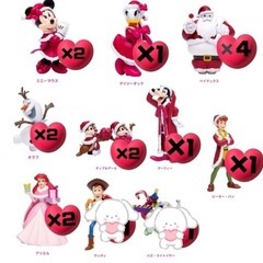 新品未開封 新作あり 交換 販売 ディズニークリスマスオーナメント 2024&2025の画像