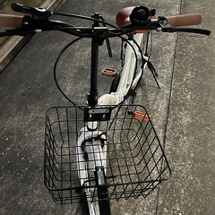 中古　 ギア付き折りたたみ自転車の画像