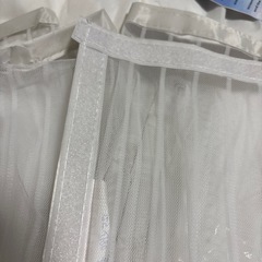 玄関入り口などの虫除けネットカーテンの画像