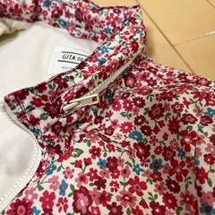 花柄ウィンドブレーカー　110cmの画像