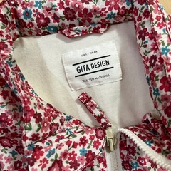 花柄ウィンドブレーカー　110cmの画像