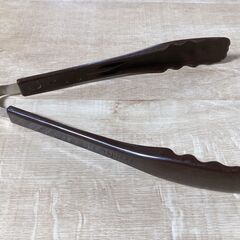  M637  業者様向け 耐熱プラトング  ブラウン 21㎝  21個セットの画像