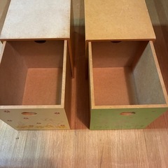 プーさん　小物入れ　木製収納家具の画像