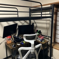 ロフトベッド　シングル　使用一年程度品　の画像