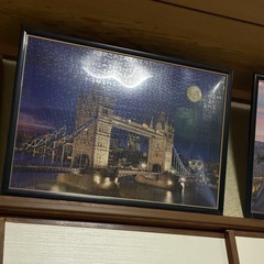 イギリス　ロンドン　額付き　絵　2つ2つの画像