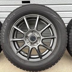 【14インチ　アルミホイール付き　スタッドレスタイヤ　4本セット】の画像