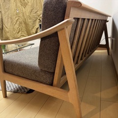 オーク材ソファ　CW crosstimeの画像