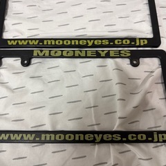 ムーンアイズ　ナンバーフレーム　中古の画像