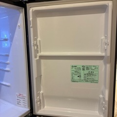 三菱 冷蔵庫 ボトム冷凍室 右開き 146L ブラック MR-P15D Bの画像