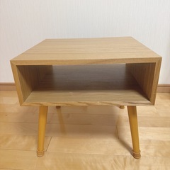 ニトリ//ボクシー  サイド テーブル ナチュラルの画像