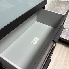 IKEA BRIMNES ブリムネス 4段 チェスト ブラックの画像