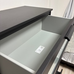 IKEA BRIMNES ブリムネス 4段 チェスト ブラックの画像