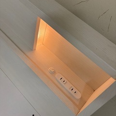 シングルベッドフレーム引き出し、コンセントもありますの画像