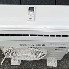 【動確済み】Panasonic ルームエアコン CS-22DFE5-W 冷房6畳〜10畳 暖房6畳 単相 100V 2017年 パナソニック インバーター冷暖房除湿タイプの画像