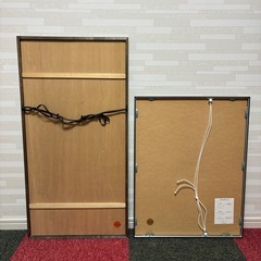 アルミフレーム、木製フレーム　額縁
2つセットの画像