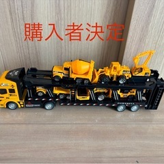 Carecoly 建設車両 6台ミニカーセット1台収納車 車おも...