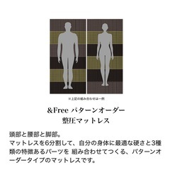 【特価 西川 整圧マットレス  &Free エアー】の画像