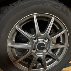 スタッドレスタイヤ　155\65R14 ホイールつき付きの画像
