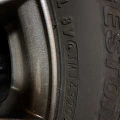 スタッドレスタイヤ　155\65R14 ホイールつき付きの画像