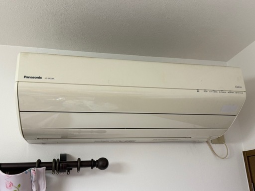 パナソニック  冷暖房エアコン 自動おそうじ付き 2.2kw