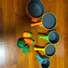 おもちゃキッチン&おままごとセットの画像