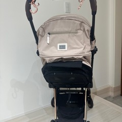 【美品、おまけ1万円以上付き
】Cybex/サイベックス　Coya/コヤ RoseGold Cozy-beige の画像