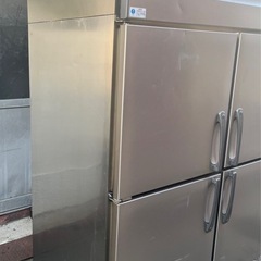 【動確済み】ホシザキ 業務用 縦型冷蔵庫 HR-150S-ML 4枚扉 ワイドスルー 単相 100V 冷蔵1337L W1200×D800×H1890 縦型4枚扉 大阪の画像