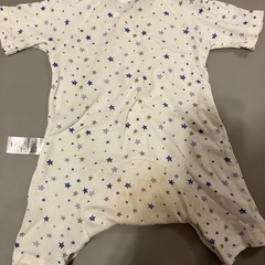 星柄ロンパース サイズ70cm綿100%の画像