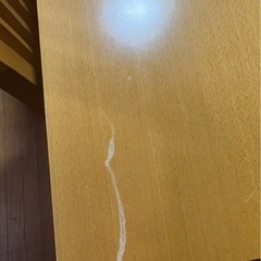 K1005 ４人掛けダイニング 天板キズ有
の画像