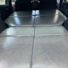 プリウス50系後期 車中泊フラットマット 8パーツ／硬めのチップウレタン60mm・自作の画像