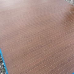 ウッドカーペット 大きさは、幅約350×奥行き約250の画像