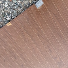 ウッドカーペット 大きさは、幅約350×奥行き約250の画像