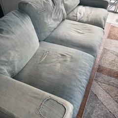 ジャーナルスタンダードファーニチャー デニム　フランクリンソファ 3pの画像