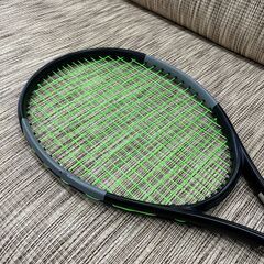 【リサイクルショップ ピカソ 小松原】🎾🔥WILSON BURN 100S✨グロメットブラックカスタムG2🎾✨★0146★の画像