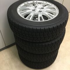【🍀美品】スタットレスタイヤ「GOOD YEAR」「ICENAV 7」１８５／６５Ｒ１５ アルミホィール付・合計4本の画像