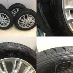 【🍀美品】スタットレスタイヤ「GOOD YEAR」「ICENAV 7」１８５／６５Ｒ１５ アルミホィール付・合計4本の画像