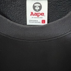Aape ブラック スウェット Lの画像