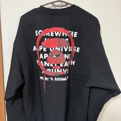 Aape ブラック スウェット Lの画像