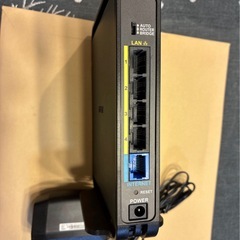 BUFFALO 有線LANルーター　WHR-1166DHP3 ACアダプター付きの画像