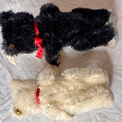 シュタイフ テディベア リトルブラッキー＆リトルホワイティー 限定品の画像