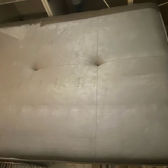 アイランドソファ レザー系　W160xD97H40 マットレス付　地域限定無料配送の画像