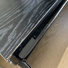 ブラックのテレビ台の画像