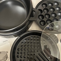 新品未使用　電気グリル鍋の画像
