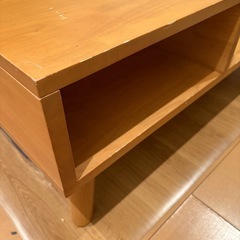 ローテーブル　ガラス➕木製の画像