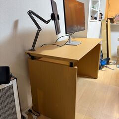 【🚨超々緊急・引取限定】今週中の引渡し！ニトリ デスク(ラボーロ002 120 LBR) 9,000円の画像