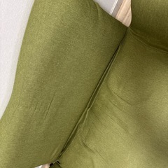 モスグリーン　ソファー　2人がけ
の画像