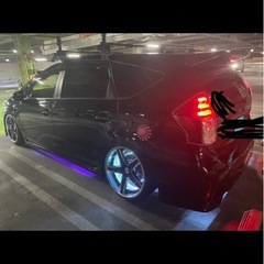交換可能　激安　プリウスα 後期仕様　改造多数　車検来年1月まで込み込みの画像